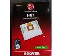 Sac pour Aspirateur - HOOVER - H81 - 4 Sacs Microfibres - Collecte des Poussières - Mixte