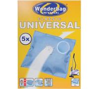 Sac pour aspirateur, Rowenta WB406140, WonderBag Classic, sacs pour aspirateur, set de 5 sacs + 1 adaptateur d'anneau (universel), 3 plis, universel