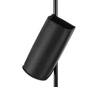 Sac pour baguettes de batterie, 20 supports en nylon avec crochets antidérapants pour le rangement des tambours, organiseur portable pour batteurs et percussionnistes (incliné)