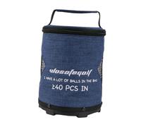 Sac pour balles de golf - Sac cylindrique de grande capacité pour balles de golf avec fermeture éclair | Pochettes de rangement portables et pliables, sac léger pour et autres