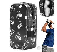 Sac pour balles de golf, sac de golf - Sac de golf en PU Pochette à balles Heavy Duty - Étui de protection, sac à thé de golf, porte-sac de golf, accessoires de golf pour club de golf et tee