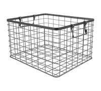 Sac pour Bois de Cheminée Panier de rangement de bois de chauffage en fer, support à bûches, porte-fruits pour cheminée, bacs organisateurs, fil de transport en métal Sac à Bûche