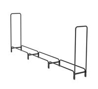 Sac pour Bois de Cheminée Support à bois de chauffage intérieur pour le stockage du bois de cheminée, support de bûches extérieur robuste Sac à Bûche(Black 8ft)