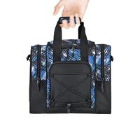 Sac pour boules de boliche - Sac à main pour 1 boule de boliche | Sac multifonctionnel avec intérieur rembourré et ceinture réglable, s'adapte aux boules de boliche, chaussures et serviettes pour