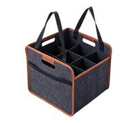 Sac pour bouteille de vin - 9 grilles de protection en feutre - Sac de voyage pour bouteille de vin | pour liqueur, boisson, alcool, champagne, jouets, appartement, bar, camping, pique-nique, fête