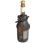 Sac Pour Bouteille De Vin - Fourre-tout Pour Bouteille De Champagne En Strass Avec Pochette De Rangement À Poignée | Pour Fête Au Champagne, Mariage, Pique-nique, Dîner, Voyage, Vacances, Range