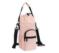 Sac pour Bouteille d'eau avec Sangle, Sac à bandoulière pour Bouteille d'eau - Sac Isotherme pour l'extérieur - Housse pour Bouteille d'eau aux Couleurs Vives pour la randonnée, Le Cyclisme