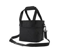 Sac pour bouteille d'eau - Bandoulière réglable, 20 x 20 cm, grande poche utilitaire avec accès | Support portable pour parc en mouvement explorer la nature, Noir , Refer to description