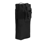 Sac pour bouteille d'eau, sac pour radio, porte-bouteille d'eau réglable - Sac multifonctionnel de la taille du talkie-walkie, sac de ceinture du support de radio pour courir, mont, noir, Consulte la