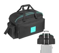 Sac pour câbles DJ avec séparateurs réglables - Sac d'équipement de musicien haute capacité, sac de protection DJ pour câbles sonores et équipement | Sac de rangement rembourré amovible, étui