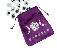 Sac pour cartes de tarot durable et réutilisable avec cordon de serrage en