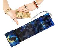 Sac pour cartes de tarot - Pochette de divination du destin, rangement de deck en matériau durable, sac de deck Oracle avec fermeture sécurisée, accessoire spirituel, équipement mystique pour protéger