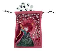 Sac pour cartes de tarot, sac de jeu de société | Sac compact en velours avec cordon de serrage avec fermeture sécurisée, stockage souple pour cartes de tarot, conseils psychologiques, pratiques