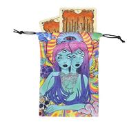 Sac pour Cartes de Tarot, Sac en Velours - Organiseur de Protection pour Les Amateurs de dés de Rune en, débutants, Adolescents, Adultes, fête de Voyage, Sae02#, Refer to Description, Unisexe