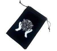 Sac pour cartes de tarot - Sac portable en flanelle avec cordons de serrage réutilisables et portables pour cartes de tarot, multicolore, New N, Unisexe
