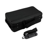 Sac pour clarinette professionnelle en tissu Oxford résistant avec bandoulière réglable et compartiment intérieur rembourré pour un transport sûr des instruments (noir, 36 x 20 cm)