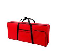 Sac pour Clavier Sac en Nylon étanche for 61 clavier, sac à dos for Piano électronique, housse for orgue(Red)
