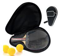 Sac pour Clubs de Tennis - étui pour Raquette de Pong, 11,42 x 7,48 Pouces, Housse de Sac de Transport pour battes de Pong, Organisateur de balles de Paddle | pour Adultes, Jeux