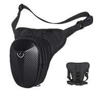 Sac pour cuisses, sac de ceinture de cuisse, sac de moto avec sangles | Taille étanche - Hanches - Portefeuille pour la conduite, la randonnée, le camping, la pêche en plein air