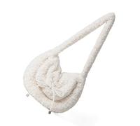 Sac pour femme en peluche sous les bras Mode Sac à main et sac à main Rabat Aisselle Styles coréens Épaule pour Automne Hiver Femmes Sac à main Nœuds Aisselles Styles Coréens Épaule Peluche sous les