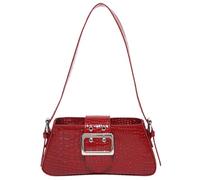 Sac pour femme simple aisselle poignée supérieure voyage shopping mode aisselles style coréen épaule femmes aisselles style coréen sac à main tout assorti épaule aisselle, Rouge, One Size
