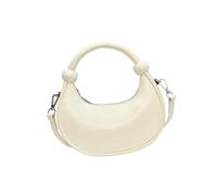 Sac pour femme Style coréen Bandoulière en cuir PU Petit sac à main Mode Messagers Demi-lune Femmes Style coréen Bandoulière Bandoulière Pu Cuir Messenger, blanc, One Size