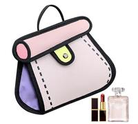Sac Pour Femmes Tendance | 3D -Style 2D Dessin Messenger Bag, Femmes Sacs À Main Fourre-Tout Pour Un Usage Quotidien, Voyage D'affaires, Fête, Mariage Fête, Sortir ensemble Les Cartables Vous
