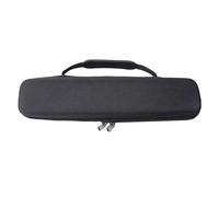 Sac pour flûte à bec, pochette de rangement pour flûte, sac de transport à fermeture éclair en EVA, sac de rangement pour flûte à bec soprano, sac rigide pour instrument de musique, (Black, One Size)