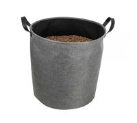 Sac à granulés en tissu - EDA - Jura Montania - 60 L - Capacité 30 kg - Ø 44 X H.45 cm - Gris