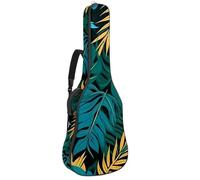 Sac pour guitare acoustique, beau sac de transport imperméable avec couche de protection, feuilles de noix de coco 101,6 cm/104,7 cm, Multicolore #04, 42.9x16.9x4.7 in, Sac pour guitare
