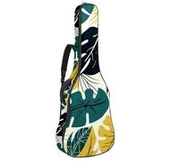 Sac pour guitare acoustique, beau sac de transport imperméable avec couche de protection, feuilles de noix de coco 101,6 cm/104,7 cm, Multicolore #05, 42.9x16.9x4.7 in, Sac pour guitare