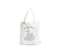 - Sac pour les courses Le Petit Prince en coton blanc - 44 x 38 cm
