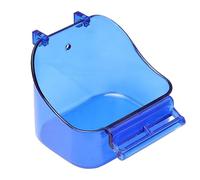 Sac pour les oiseaux Parrocchetto - baignoire transparente avec crochets en cage résistants | Accessoire L'hygiène des serviteurs, perroquets de chars légers, canaris, la cocorite, petite entreprise d