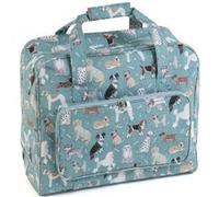 Sac pour machine à coudre motif Chiens - 20x44x38cm - Distifil(...) - Vert