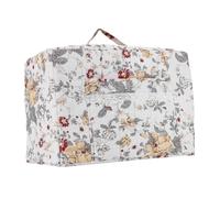 Sac pour Machine à Coudre - Serger Imprimé Floral Boho | Support de Protection en Polyester avec Poignées Sac de Voyage Rustique pour la Maison, l'atelier, l'Étude, le Bureau et Stockage, E, Consulte