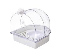 Sac pour oiseaux de cage : réservoir transparent pépinière et bol, oiseaux Transparent Résistant au croquis, utilisation interne depuis une fenêtre Caloptesitta Conuro Canarin