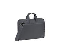 Sac pour Ordinateur 15.6" avec Compartiments Rembourrés et Bandoulière Gris