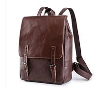 Sac pour Ordinateur Nouveau rétro sacs à dos en cuir Pu hommes mode Simple bureau d'affaires sacs à dos pour ordinateur portable étanche voyage sac à dos grande capacité sac à dos Sac à dos voyage