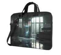 Sac pour ordinateur portable 13" avec motif de tasse lumineux unique, léger et facile à transporter pour les voyages d'affaires, le travail et les études