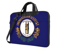 Sac pour ordinateur portable 13" avec motif drapeau de l'État du Kentucky unique, léger et facile à transporter pour les voyages d'affaires, le travail et les études