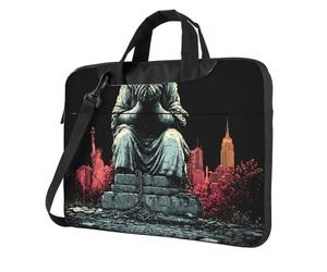Sac pour ordinateur portable 13" avec motif unique de soupir silencieux léger et facile à transporter pour les voyages d'affaires, le travail et les études