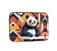 Sac pour ordinateur portable 13" - Illustration de panda - Poche intérieure résistante aux chocs - Pour le travail, les voyages, l'école, le bureau