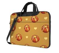 Sac pour ordinateur portable 14" avec motif unique de pain beurré, léger et facile à transporter pour les voyages d'affaires, le travail et les études