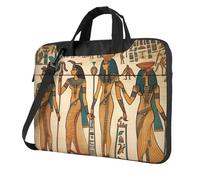 Sac pour ordinateur portable 14 pouces - Sac à bandoulière pour femme en Égypte antique
