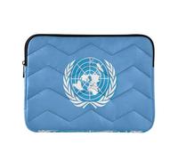 Sac pour ordinateur portable 15,6 pouces avec motif drapeau des Nations Unies - Protection complète - Sac pour ordinateur portable