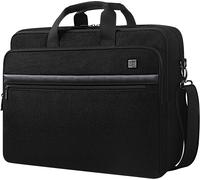 Sac pour Ordinateur Portable 17.3 Pouces-Sacoche Professionnel Noir Compatible MacBook Pro 17"",Dell Precision,HP,MSI ¿Grande Capacité,Bandoulière Réglable,Protection Antichoc¿Noir Noir