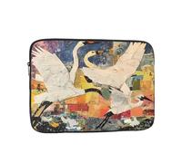 Sac pour ordinateur portable 17" - Impression origami - Poche intérieure antichoc pour ordinateur portable - Pour le travail, les voyages, l'école, le bureau