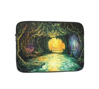 Sac pour ordinateur portable de 12" - Impression grotte magique - Poche intérieure antichoc pour ordinateur portable - Pour les affaires, les voyages, l'école, le bureau