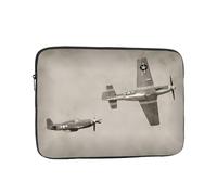 Sac pour ordinateur portable de 25,4 cm imprimé avions de la Seconde Guerre mondiale, adapté pour les voyages et les voyages d'affaires