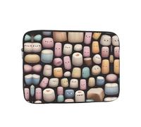 Sac pour ordinateur portable de 30,5 cm à motif de barbe à papa coloré - Parfait pour les affaires, les voyages, l'école, le bureau, poche intérieure antichoc pour ordinateur portable